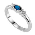 Mother's Ring with Single Birthstone