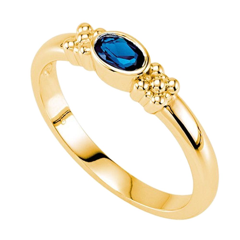 Mother's Ring with Single Birthstone