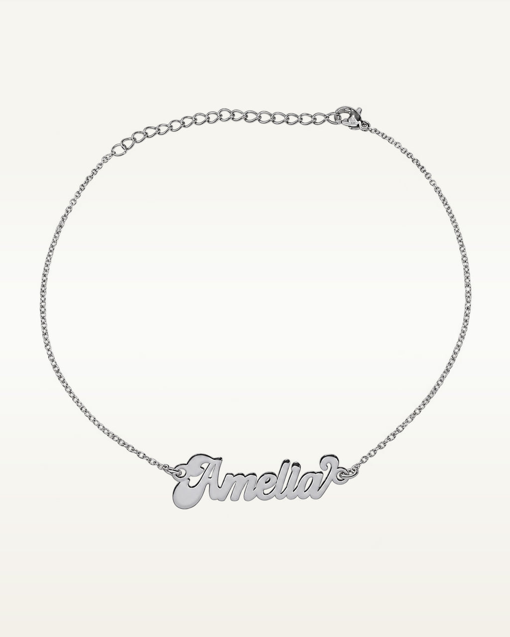 Exclusive Personalized Name Anklet / Ankle Bracelet- Adjustable Size