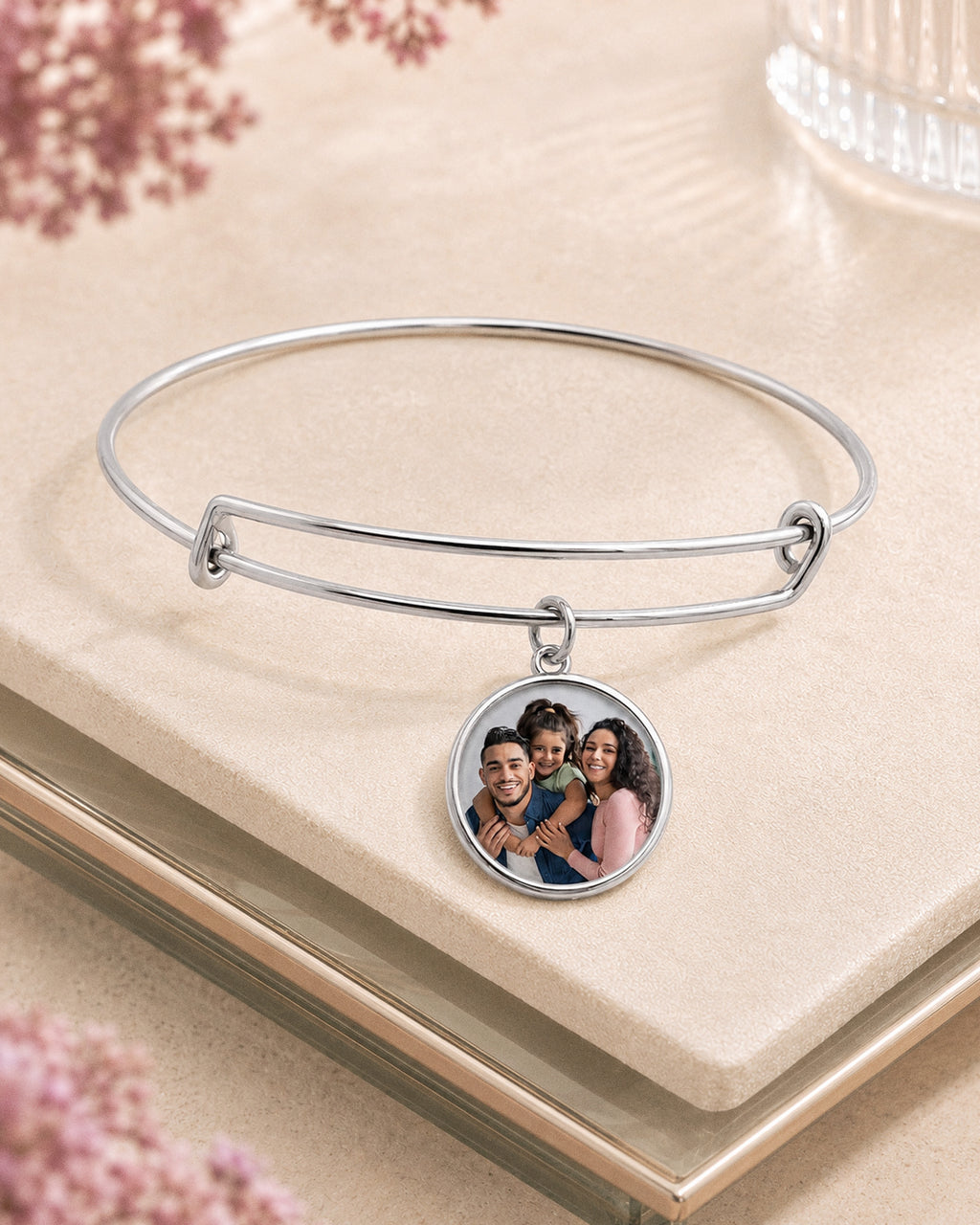 Expandable - Photo Charm Expandable Bracelet - lifestyle