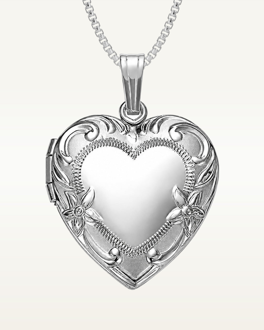 Sterling Silver Heart Photo Locket