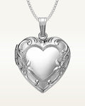 Sterling Silver Heart Photo Locket