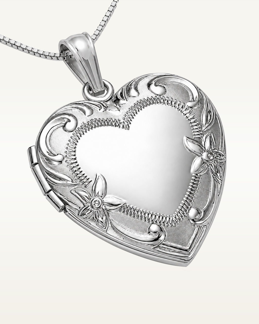 Sterling Silver Heart Photo Locket