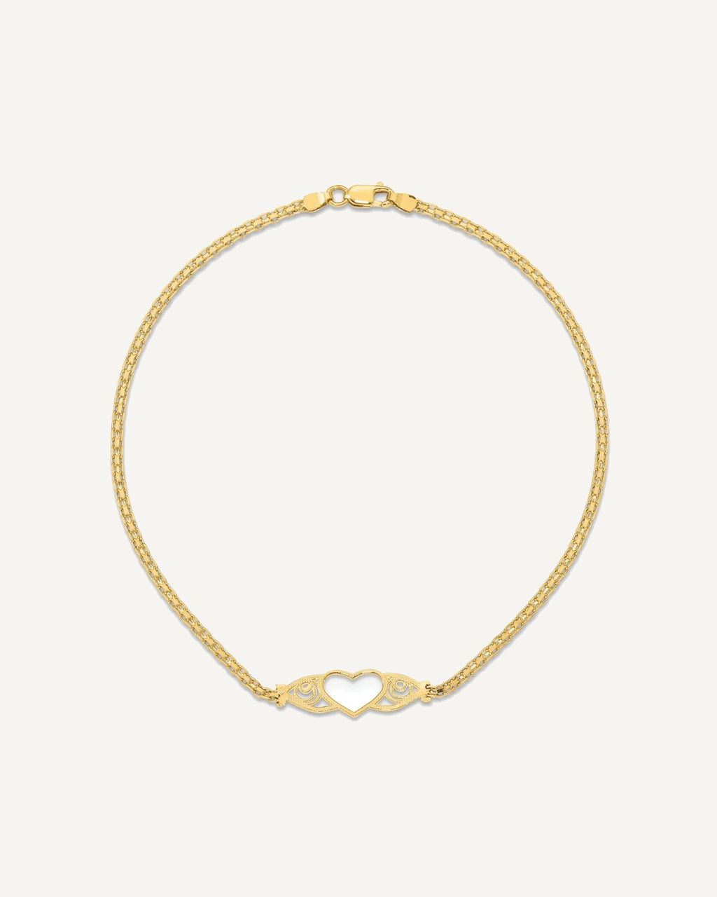 Gold Heart Anklets – View 5