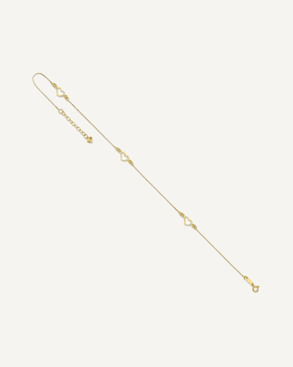 Gold Heart Anklets – View 10