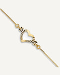 Gold Heart Anklets – View 1