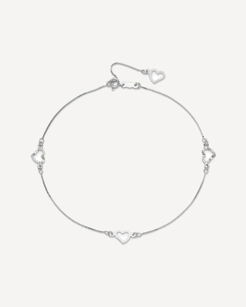 Gold Heart Anklets – View 12
