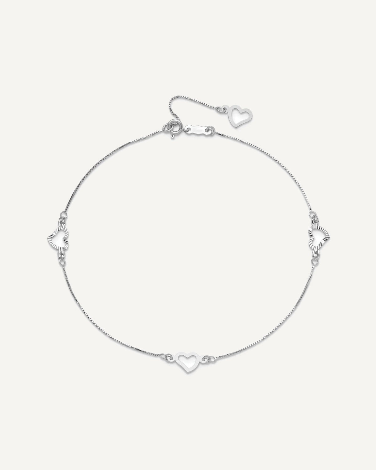 Gold Heart Anklets – View 12