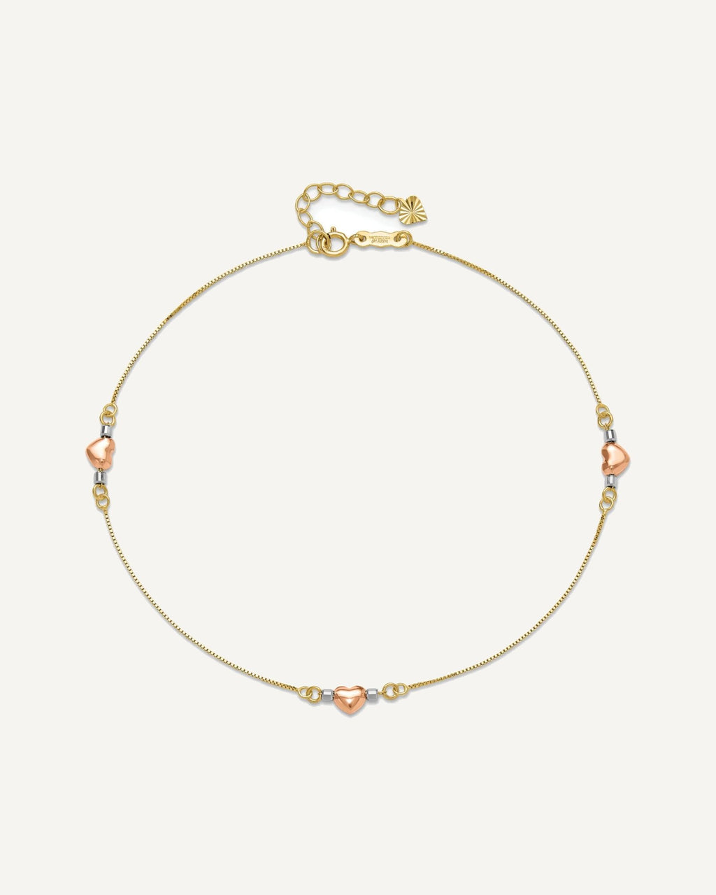 Gold Heart Anklets – View 9