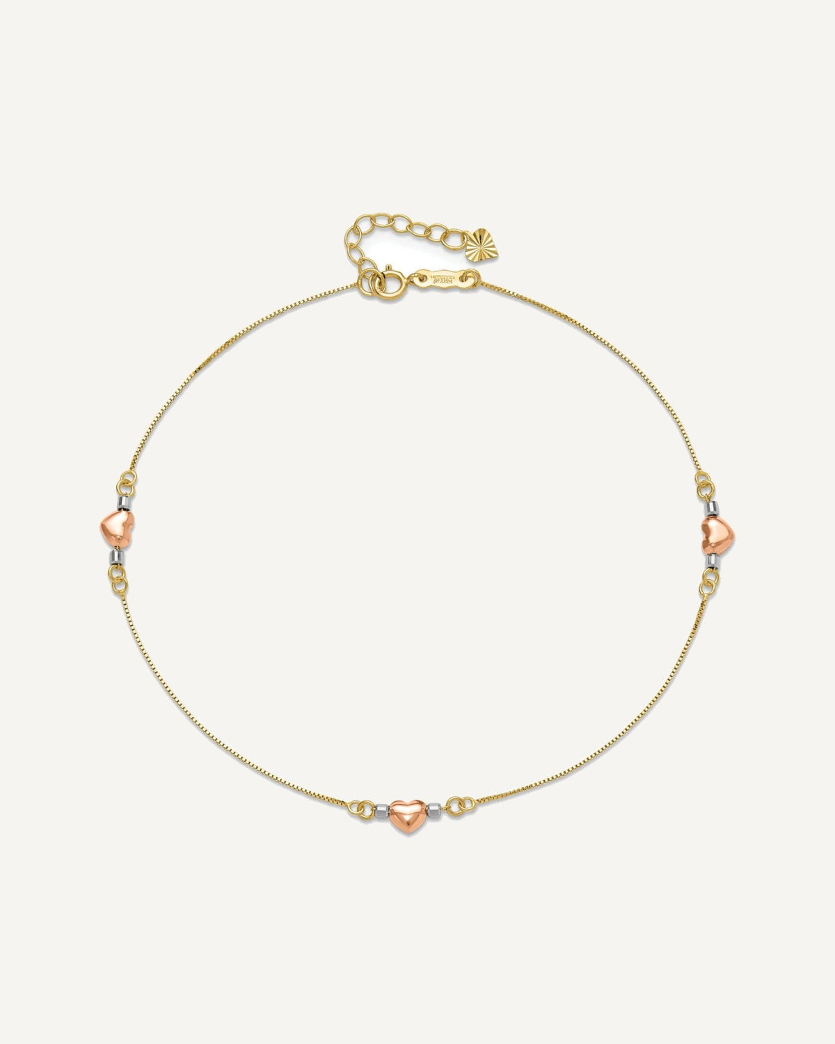 Gold Heart Anklets – View 9