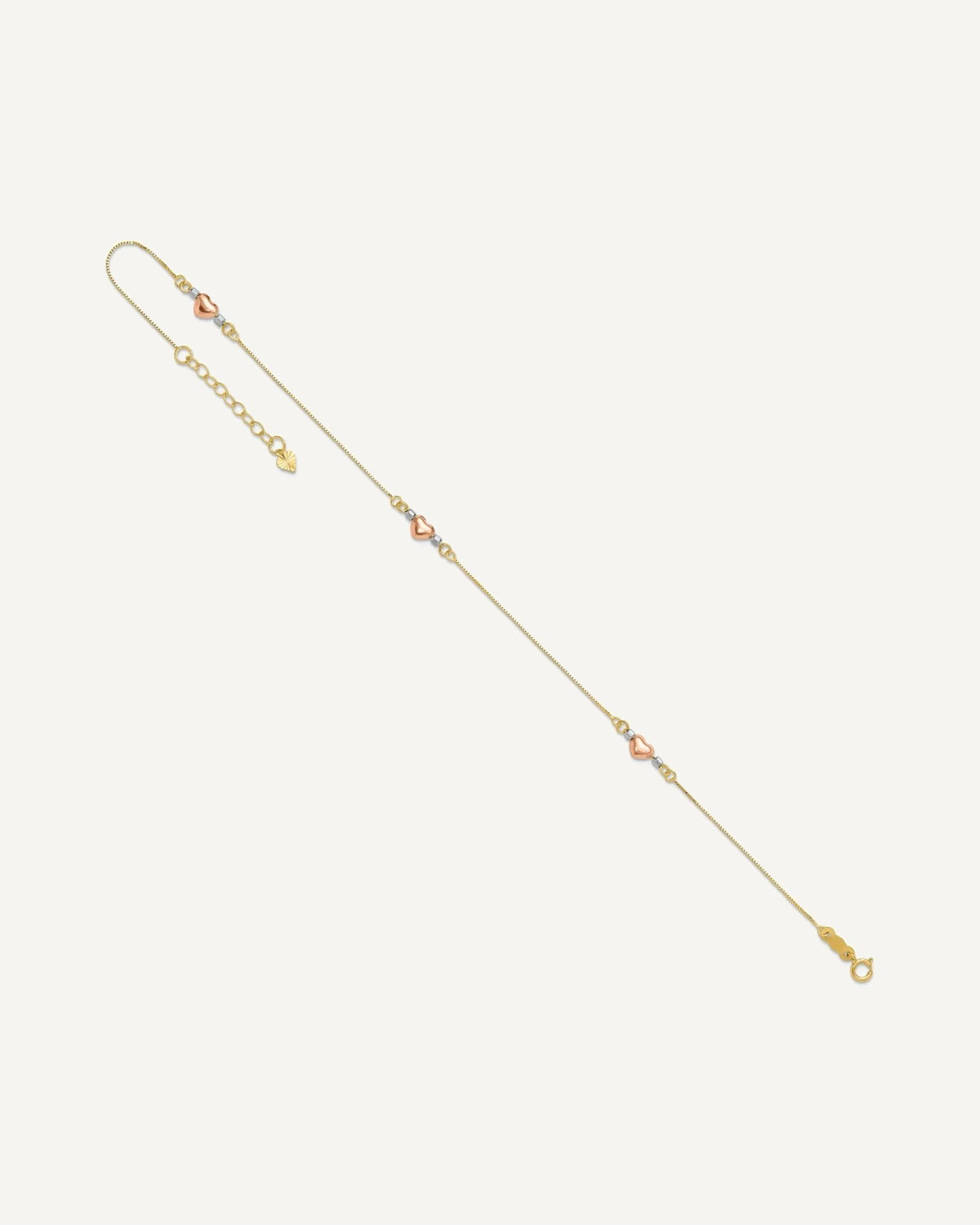 Gold Heart Anklets – View 7