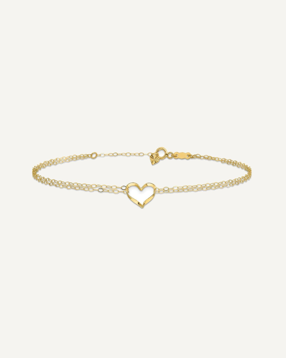 Gold Heart Anklets – View 5