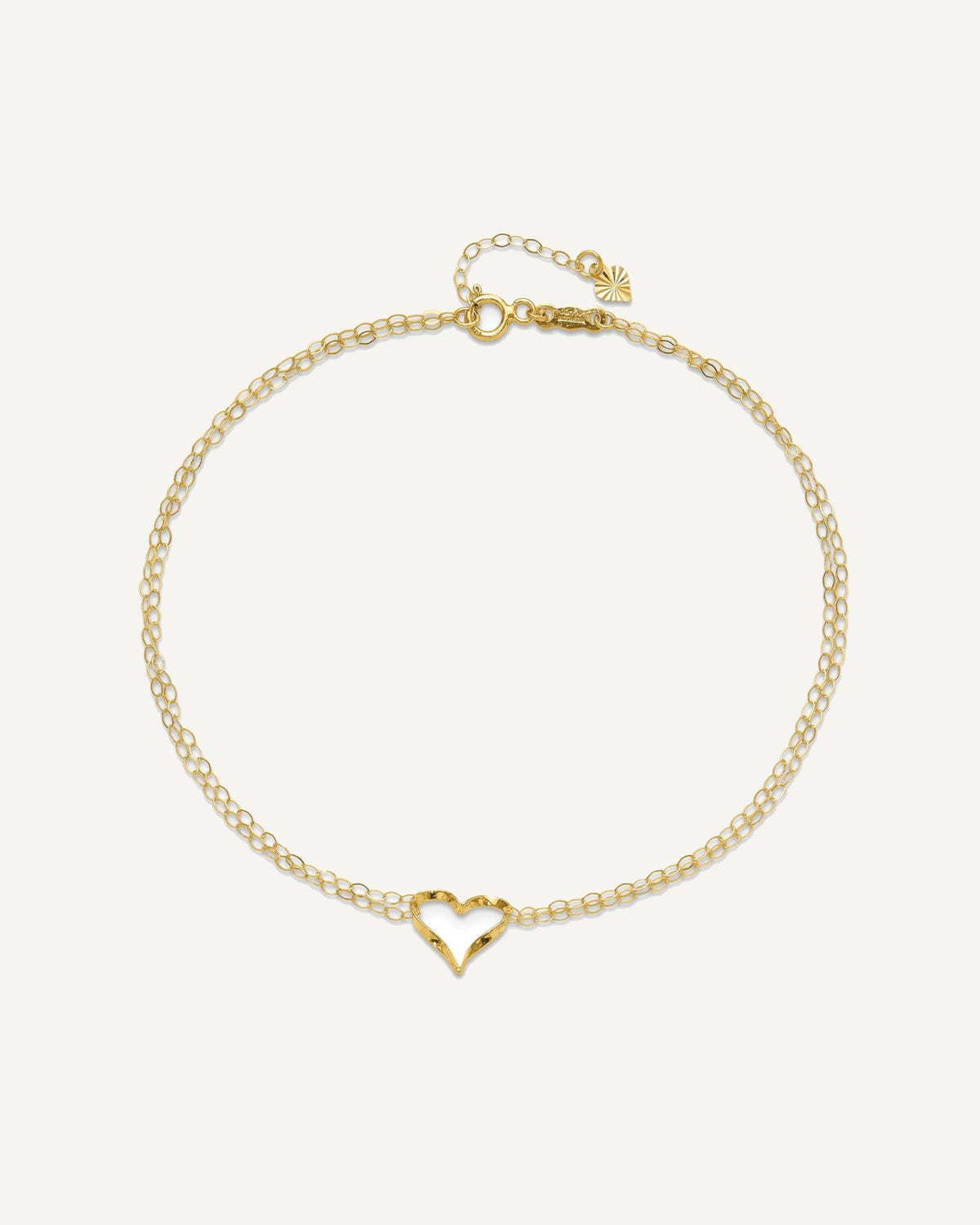 Gold Heart Anklets – View 7