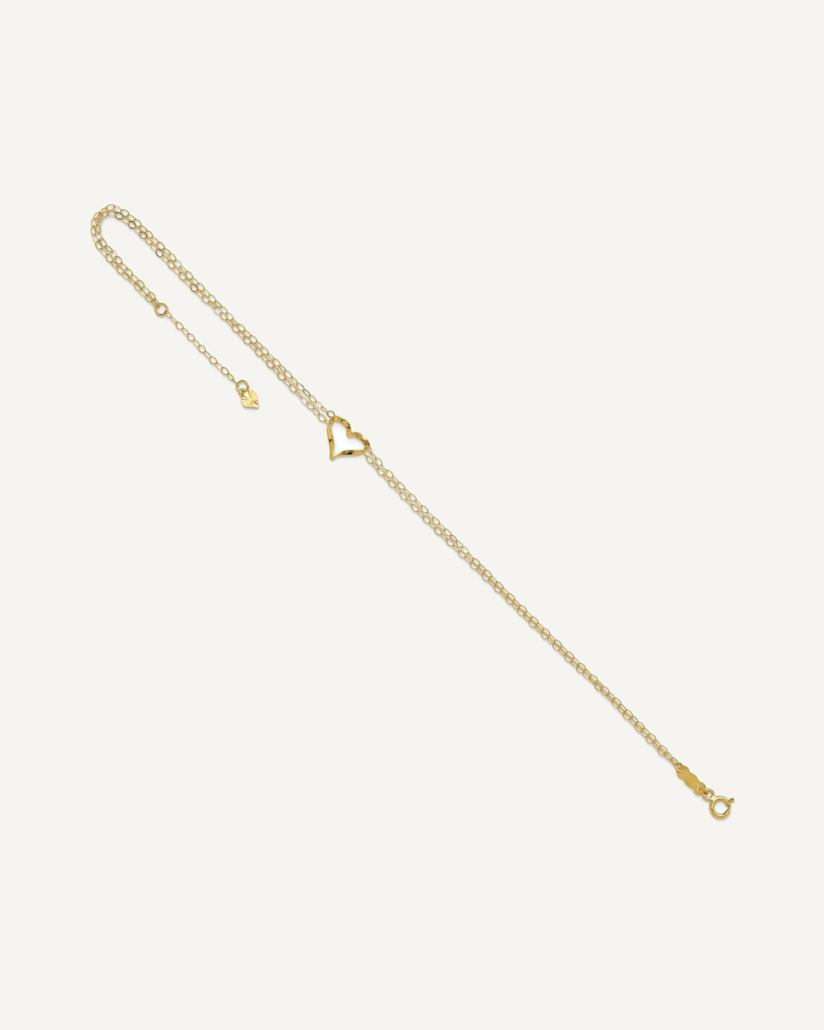 Gold Heart Anklets – View 9