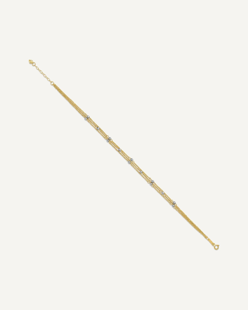 Gold Multi-strand Anklets – View 2
