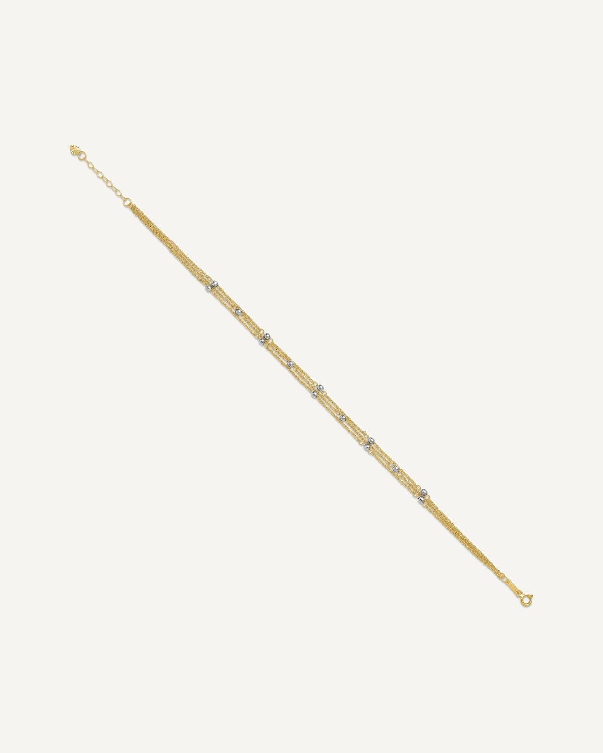 Gold Multi-strand Anklets – View 2
