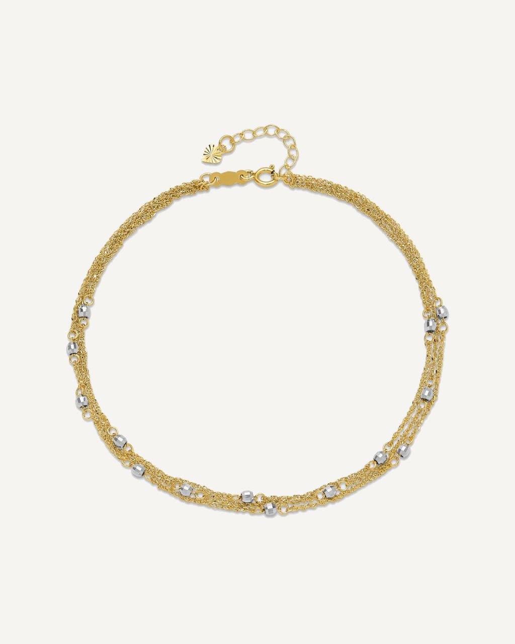 Gold Multi-strand Anklets – View 4