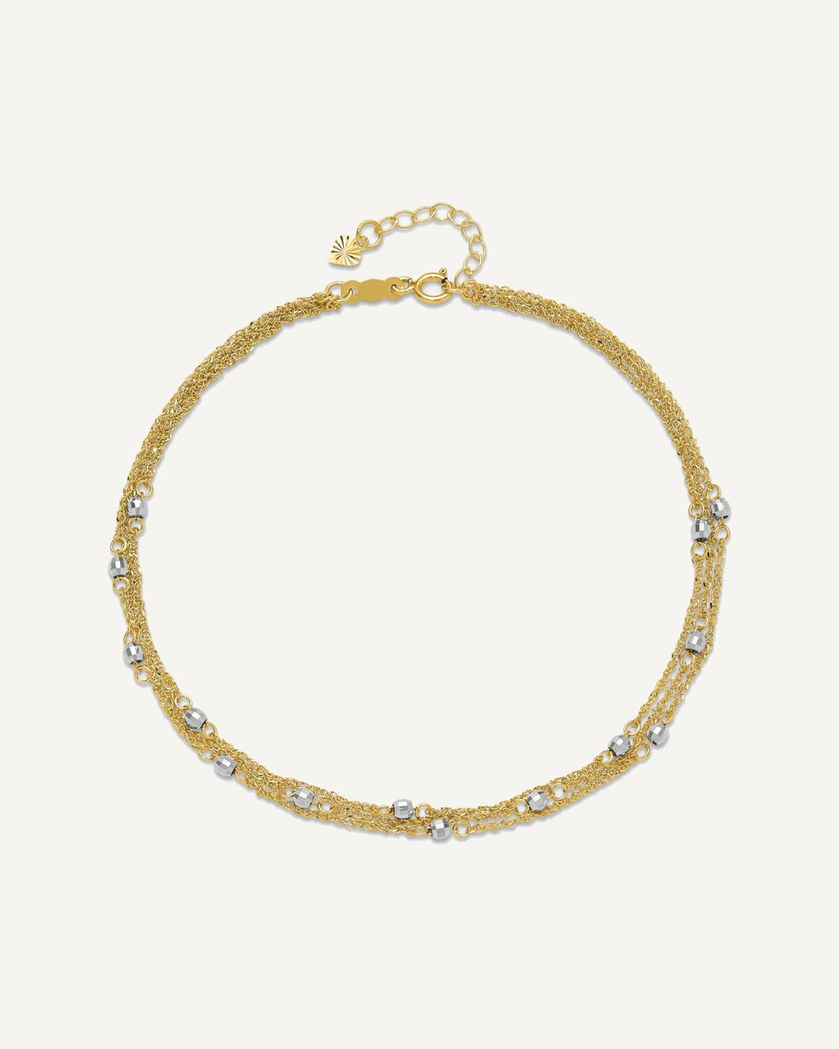 Gold Multi-strand Anklets – View 4
