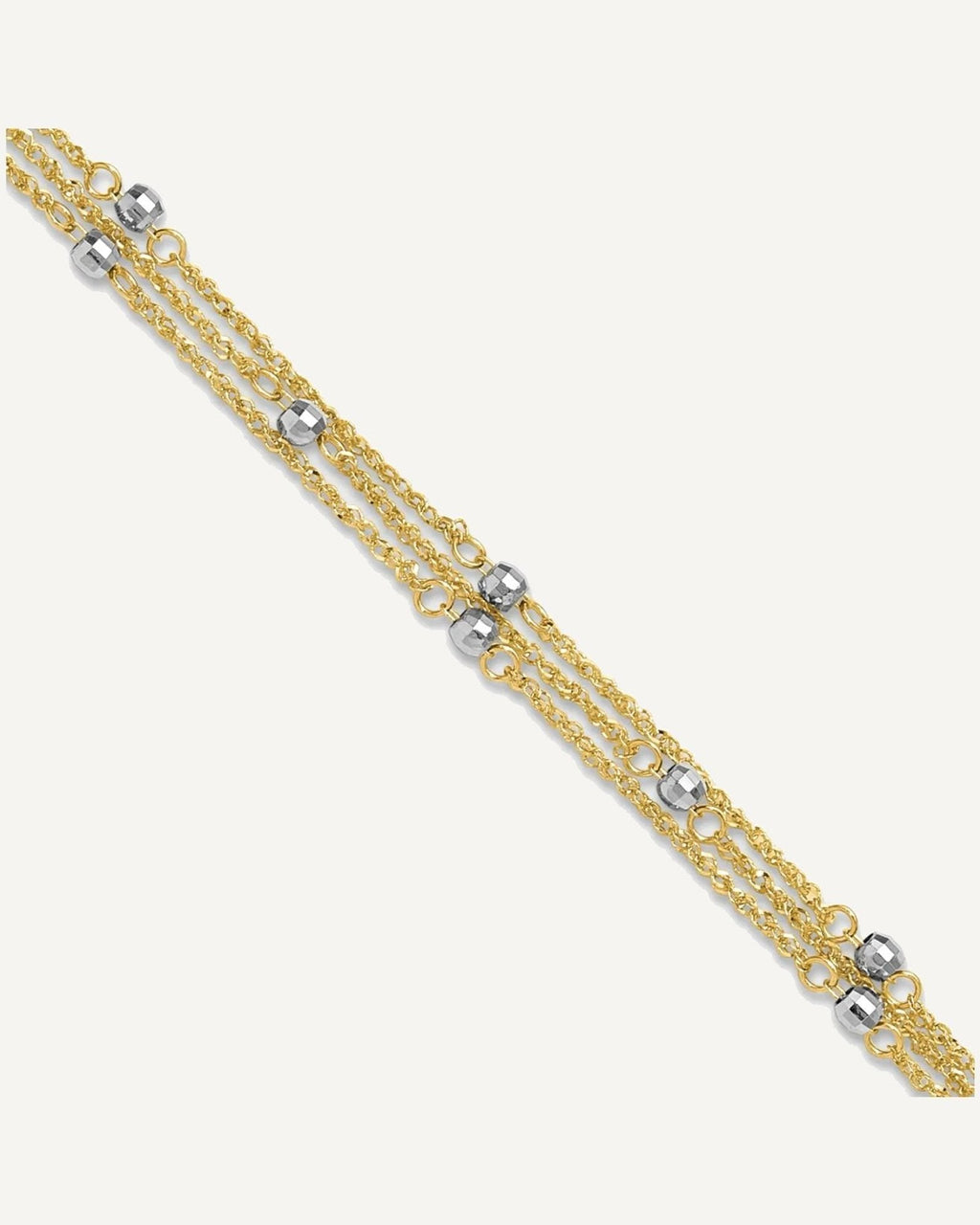 Gold Multi-strand Anklets – View 1