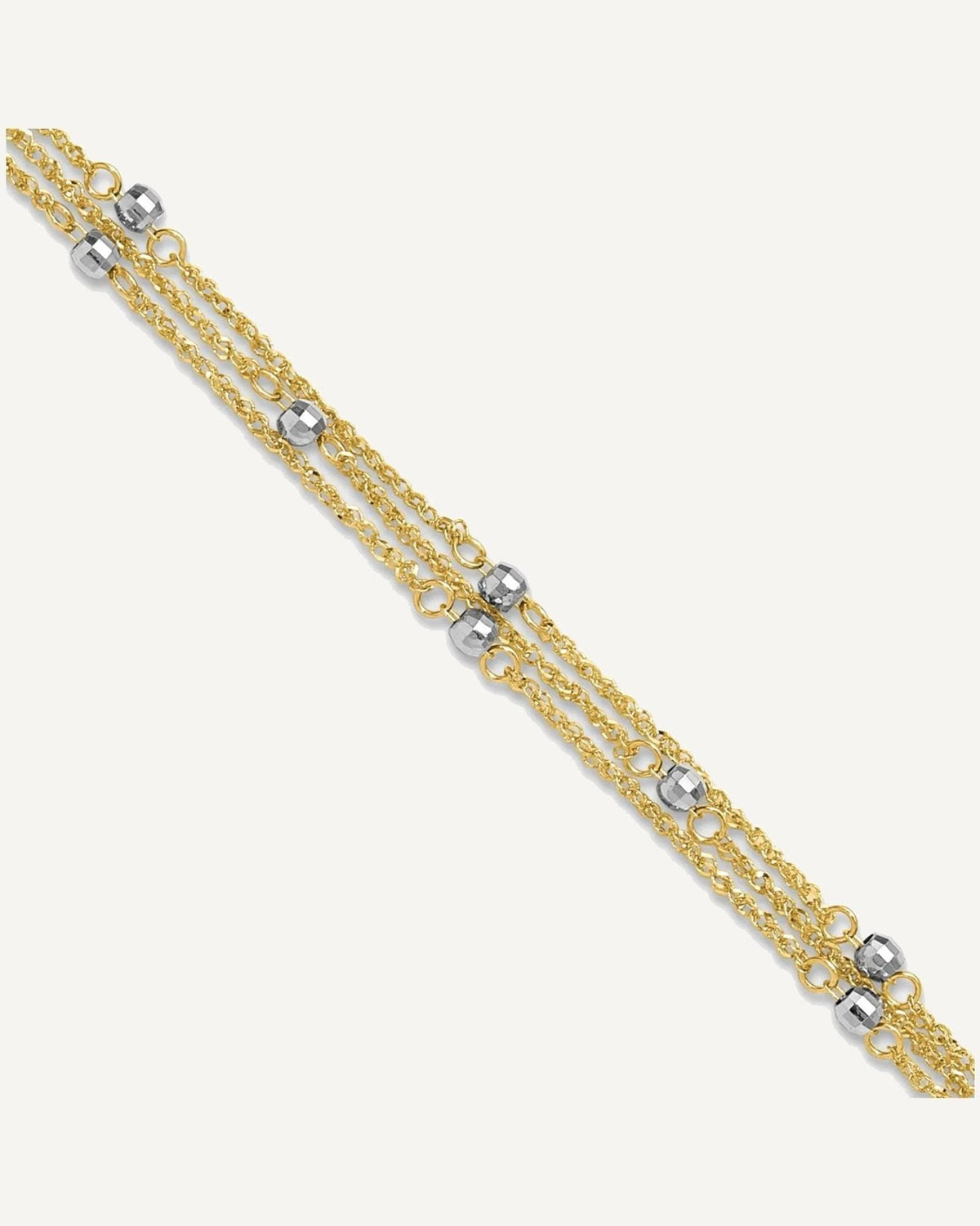 Gold Multi-strand Anklets – View 1