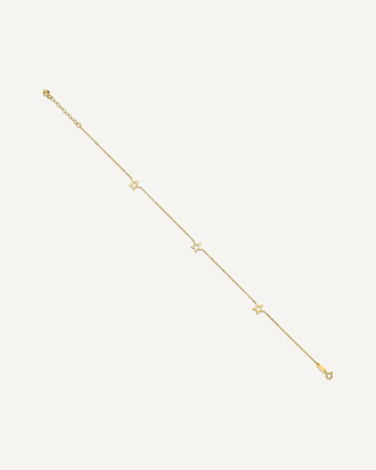 Gold Star Anklets – View 3