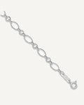 Gold Fancy Link Anklets with 1 inch extensions – View 1