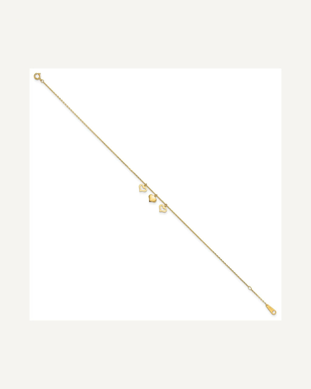 Gold Heart Anklets – View 10