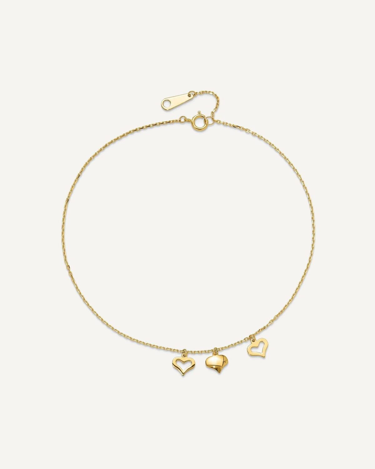 Gold Heart Anklets – View 11