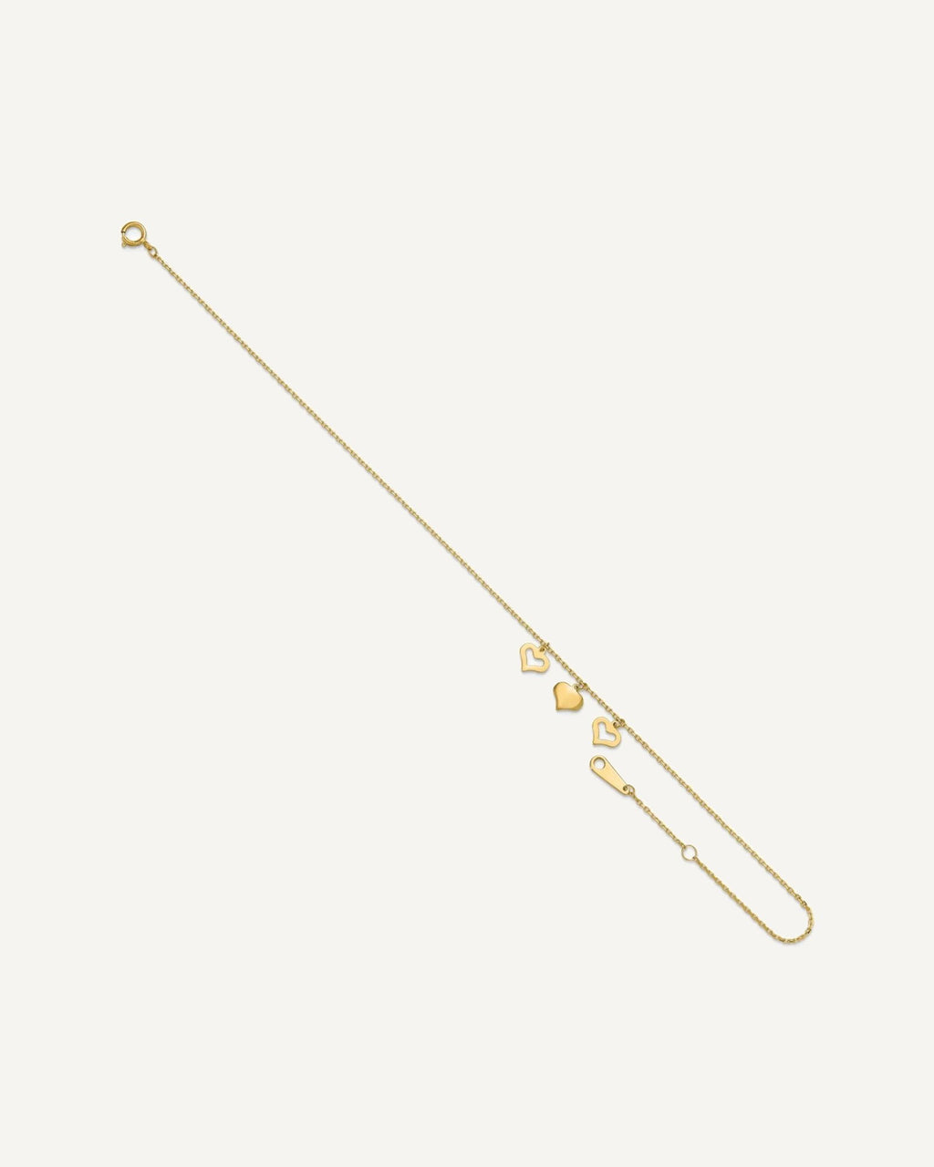 Gold Heart Anklets – View 9