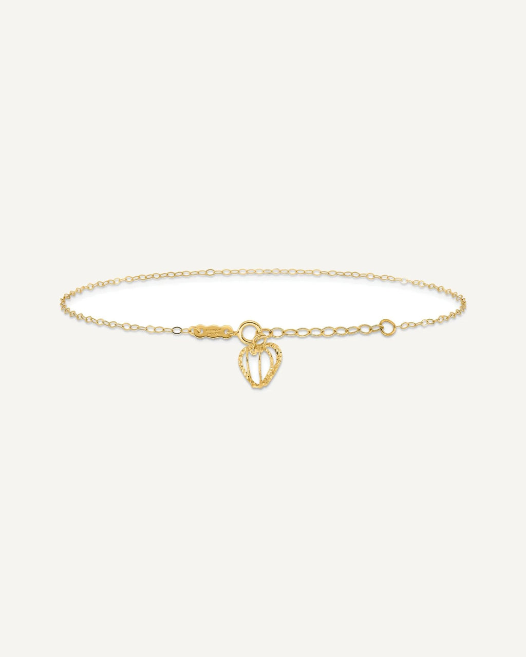 Gold Heart Anklets – View 3
