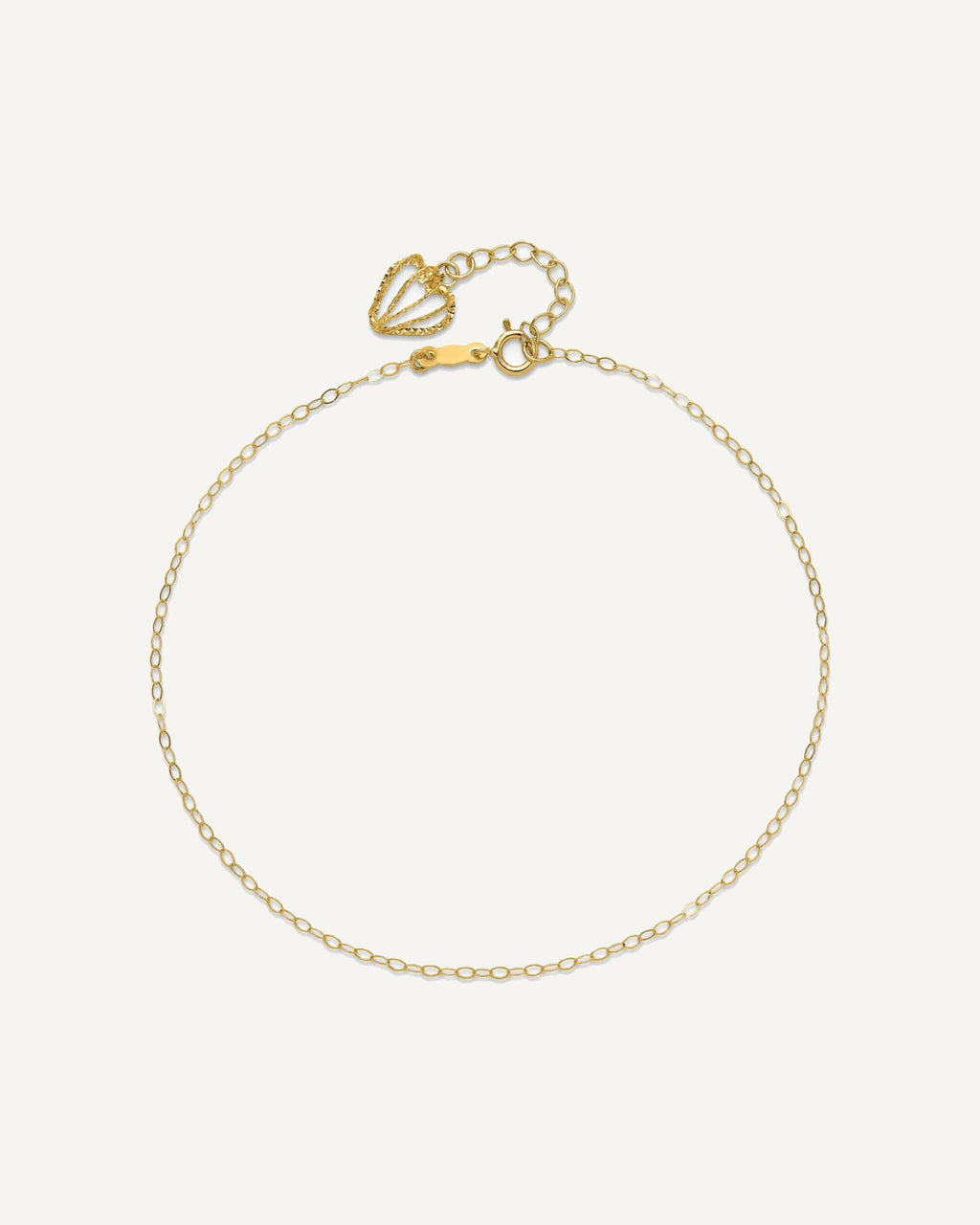 Gold Heart Anklets – View 4