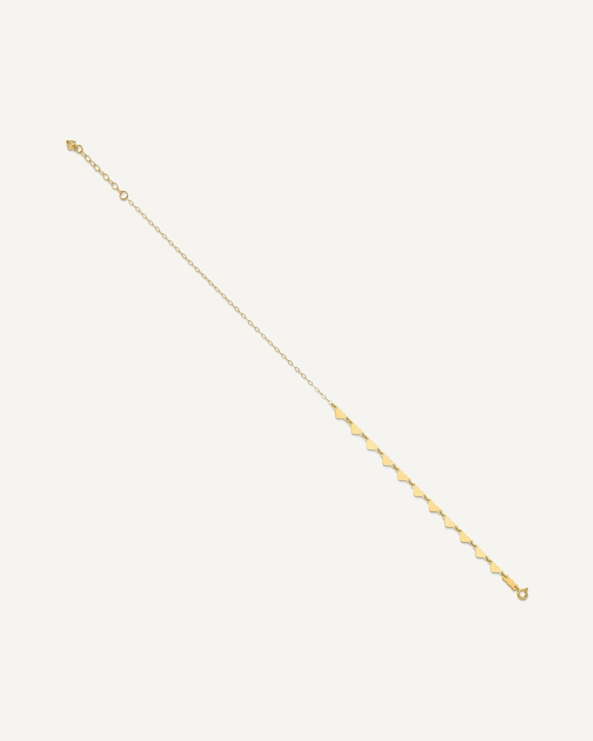 Gold Heart Anklets – View 8