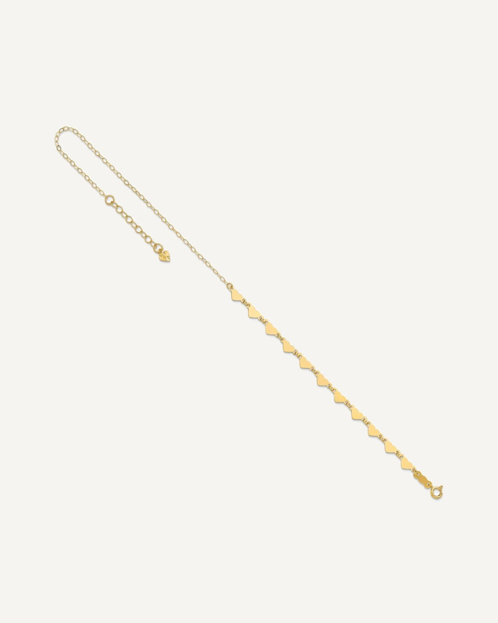 Gold Heart Anklets – View 7