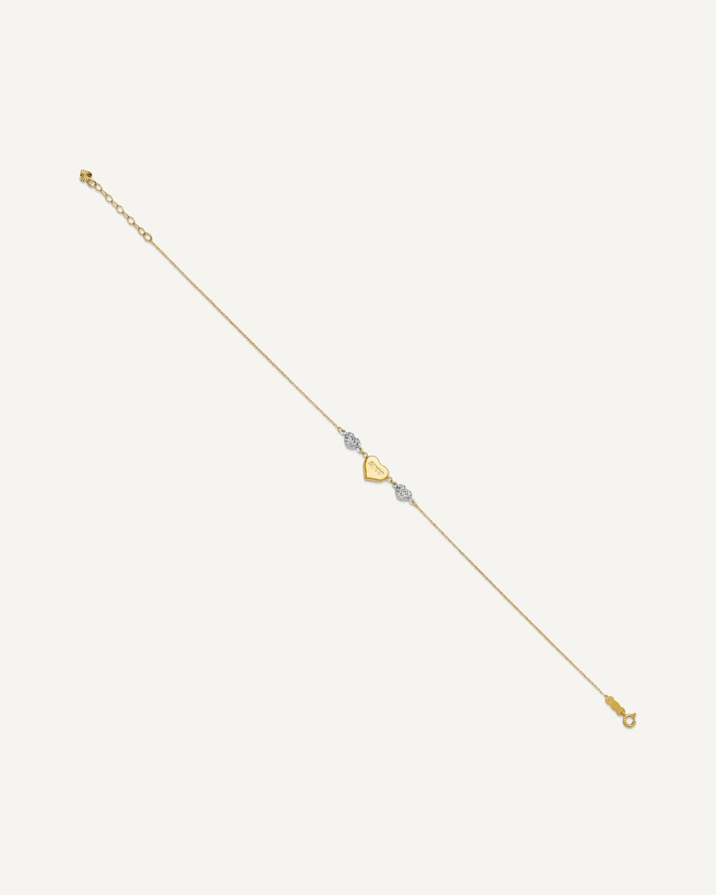 Gold Heart Anklets – View 3