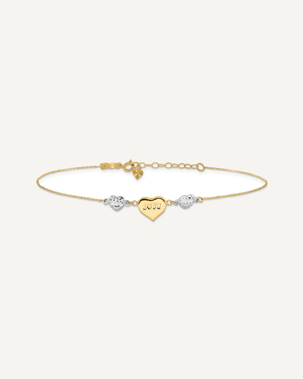Gold Heart Anklets – View 4