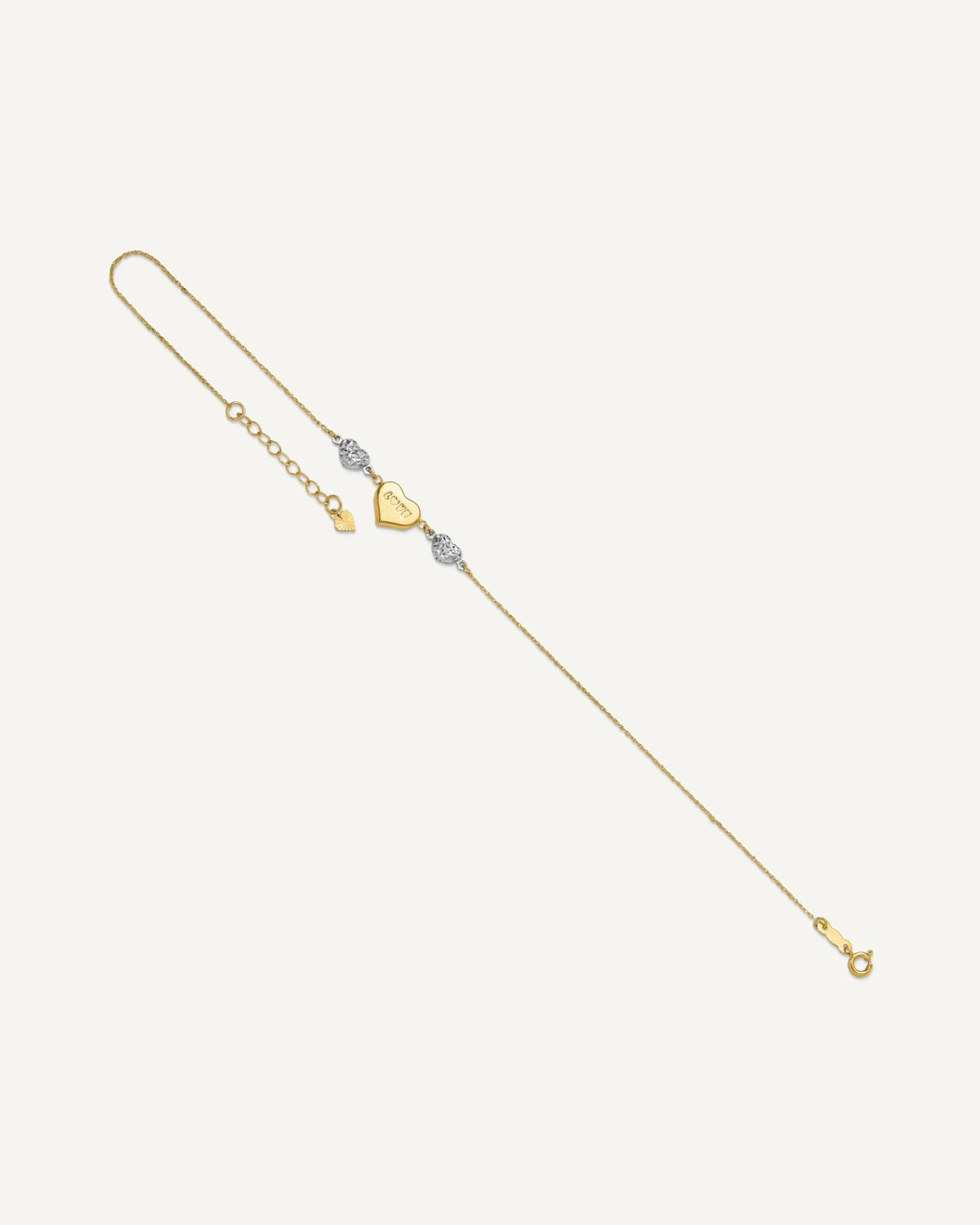 Gold Heart Anklets – View 8