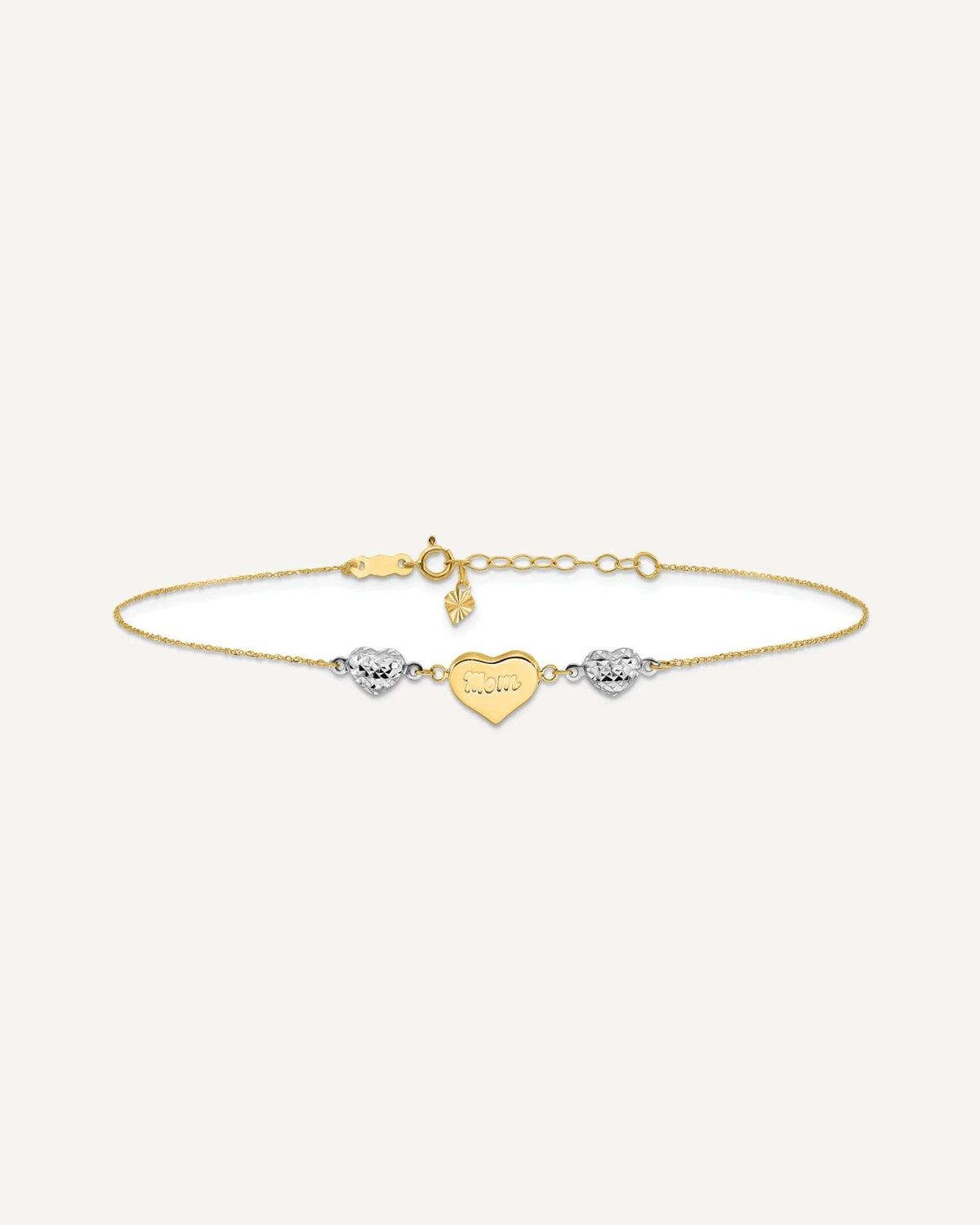 Gold Heart Anklets – View 3