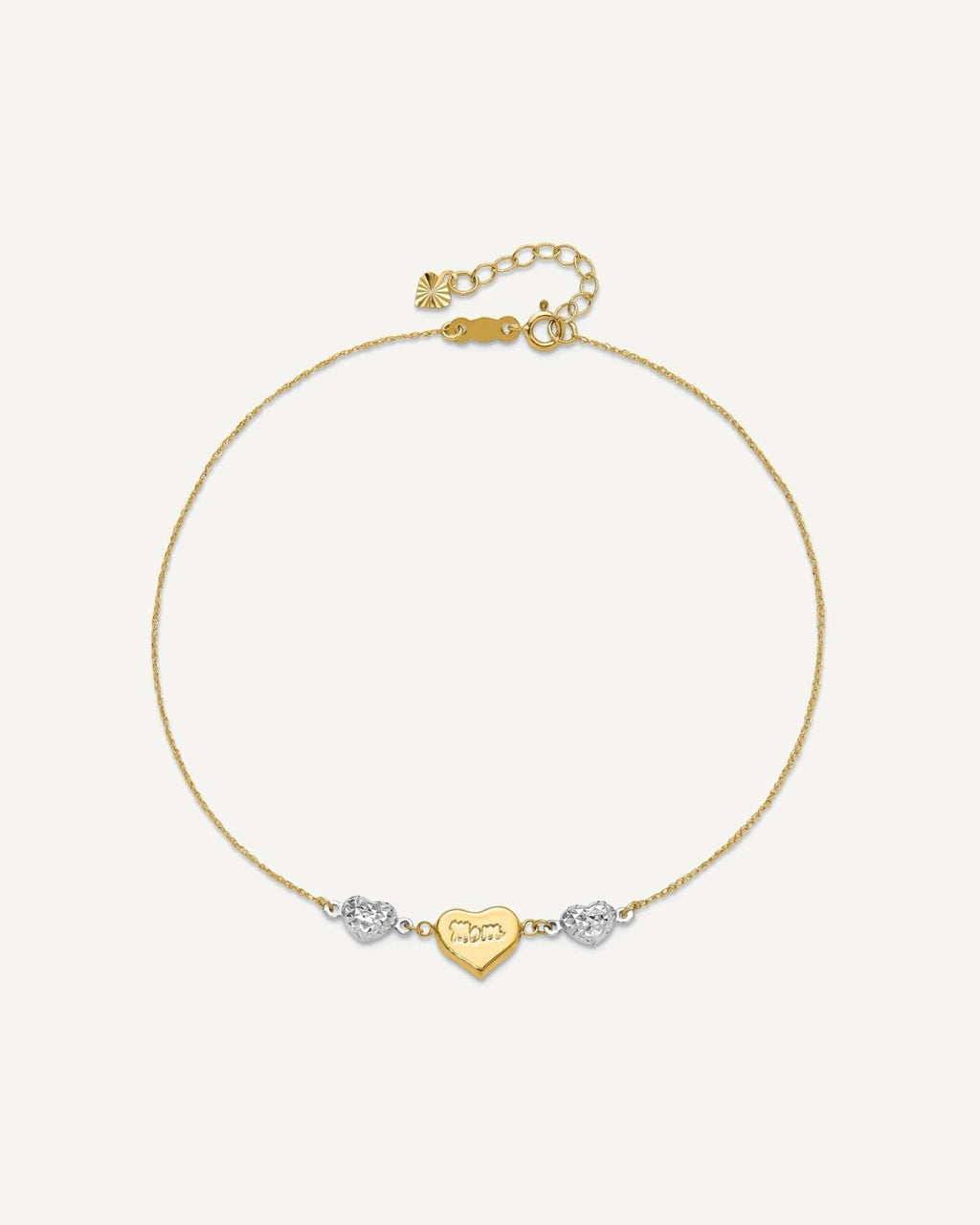 Gold Heart Anklets – View 5