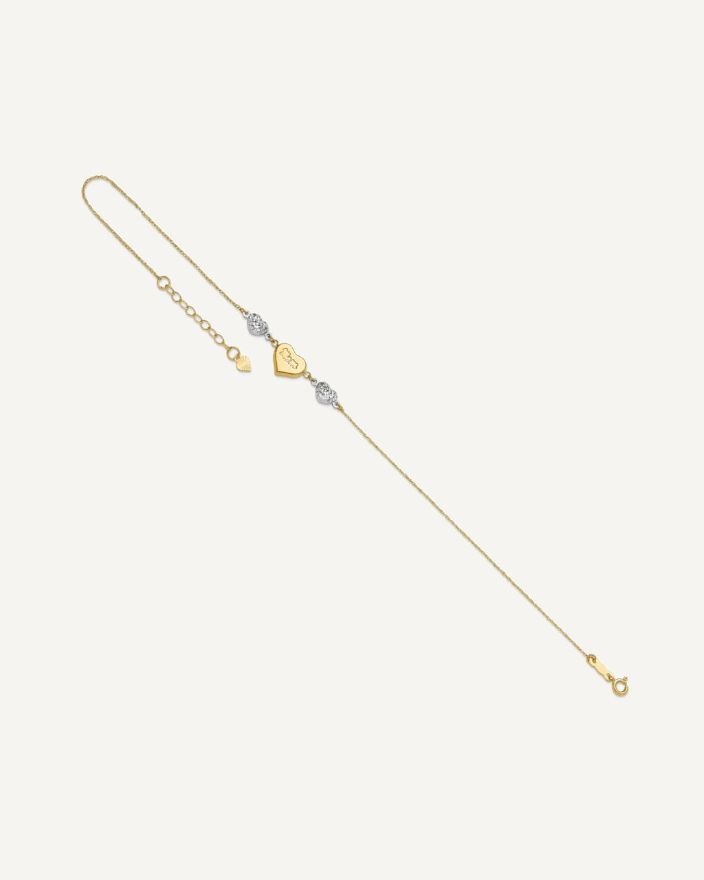 Gold Heart Anklets – View 7