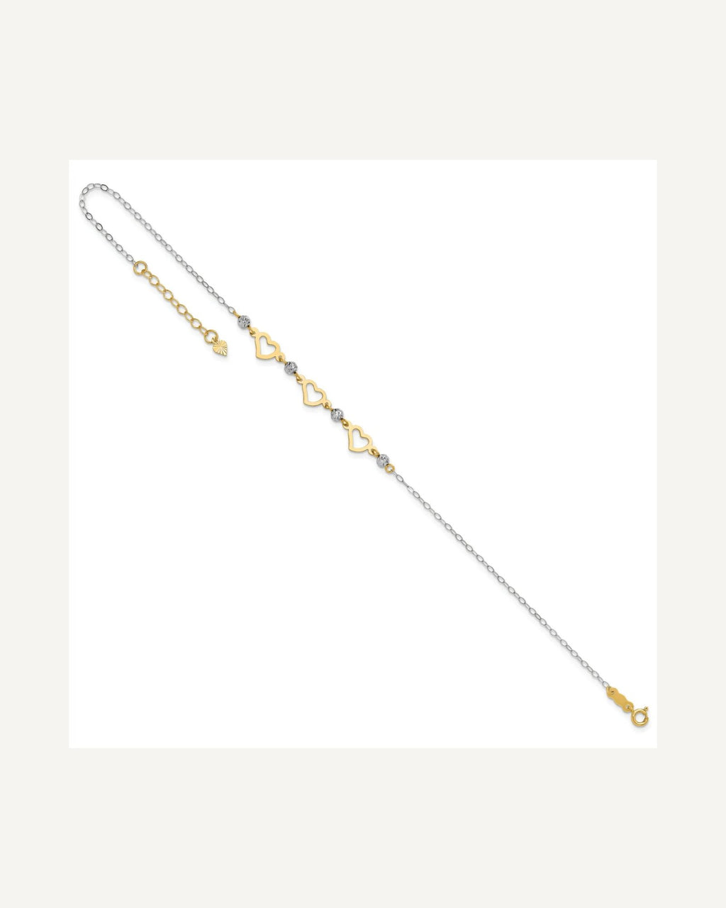Gold Heart Anklets – View 7