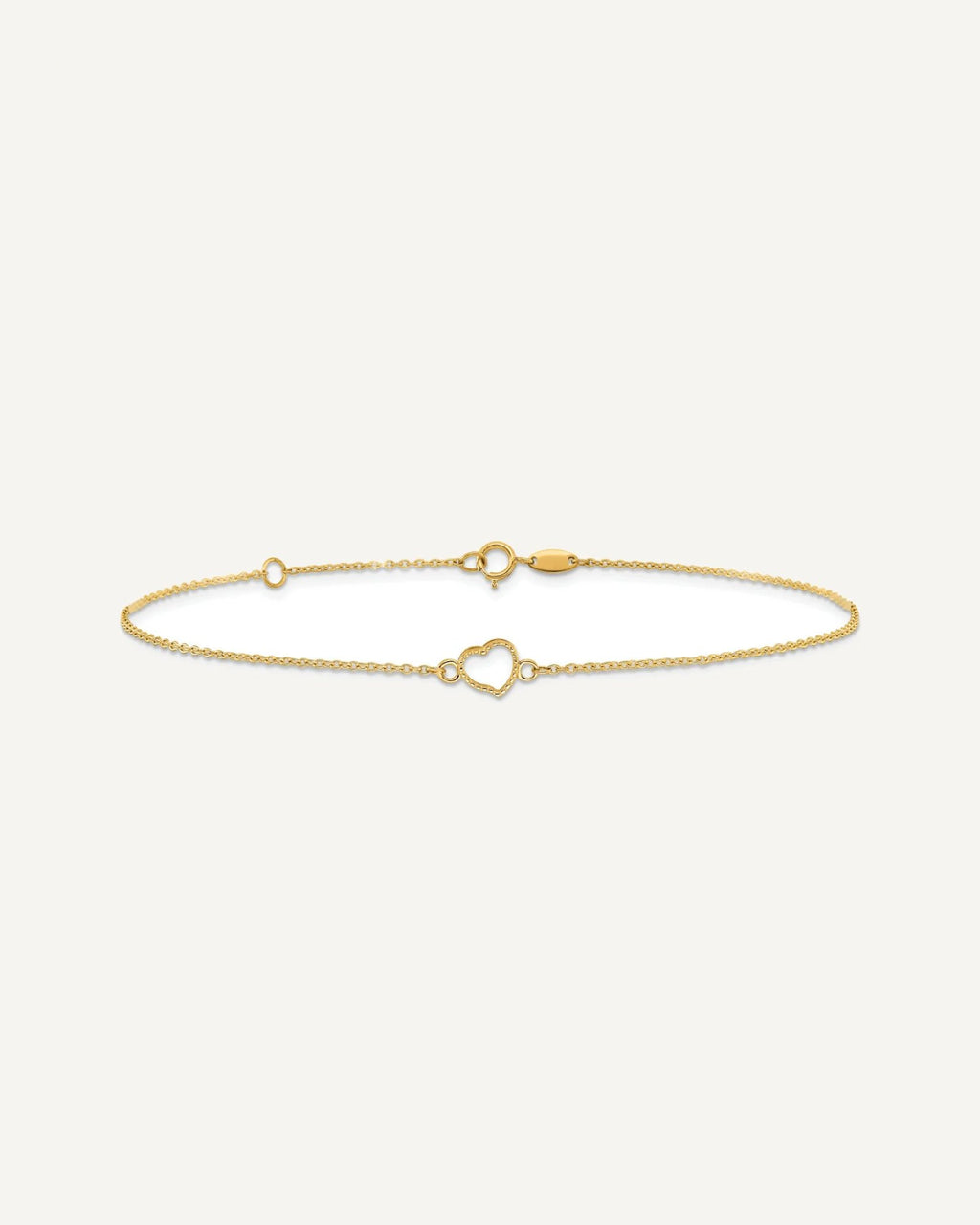 Gold Heart Anklets – View 3