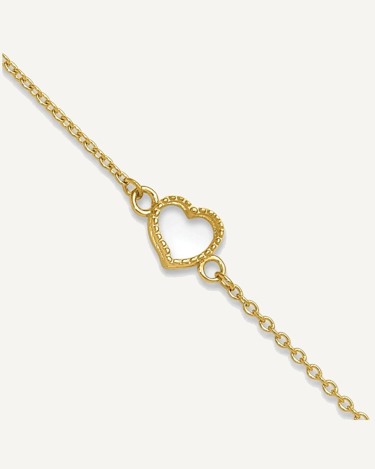 Gold Heart Anklets – View 1