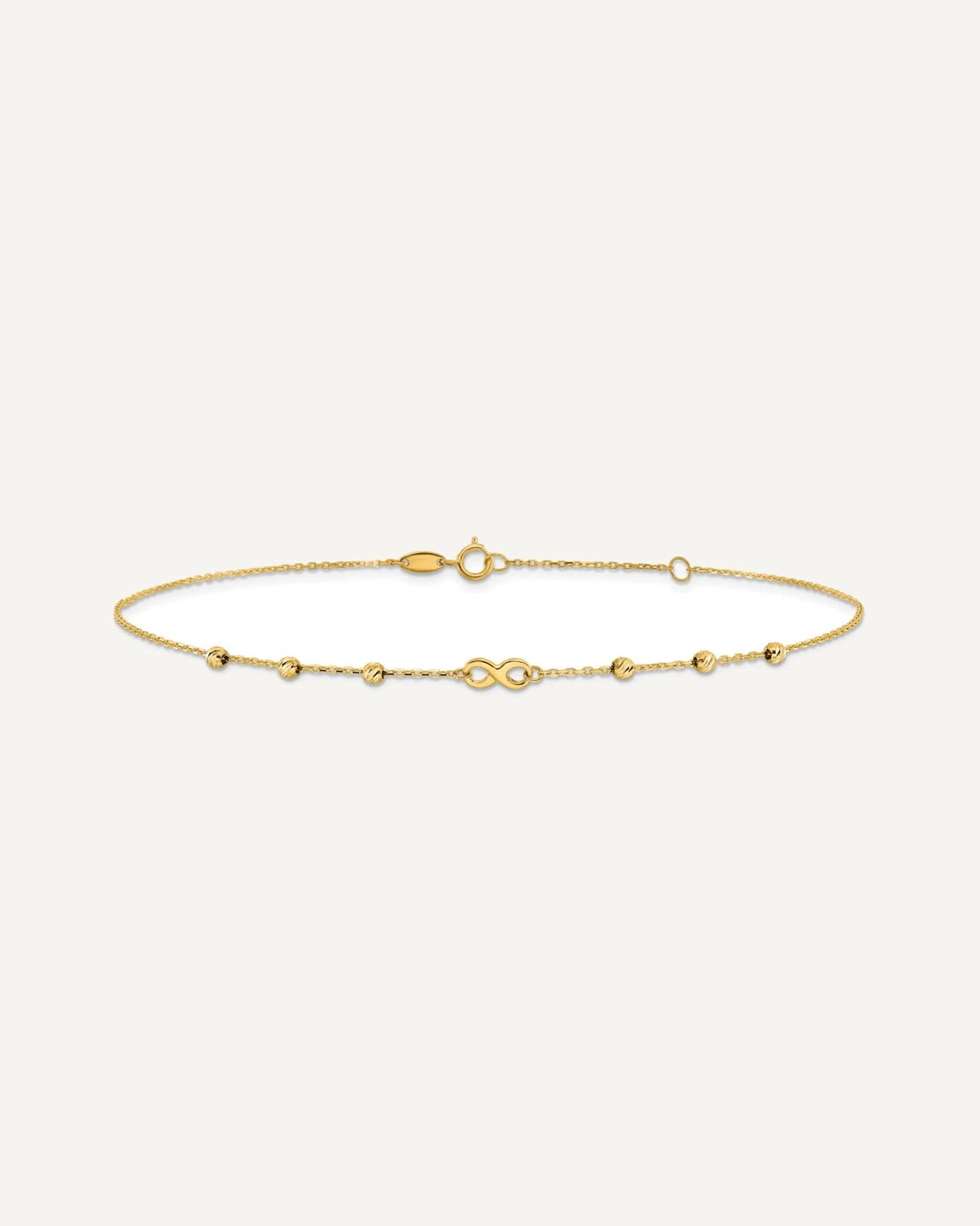 Gold Infinity Anklets – View 5