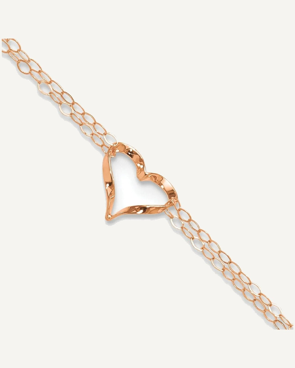 Gold Heart Anklets – View 3