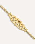 Gold Heart Anklets – View 1