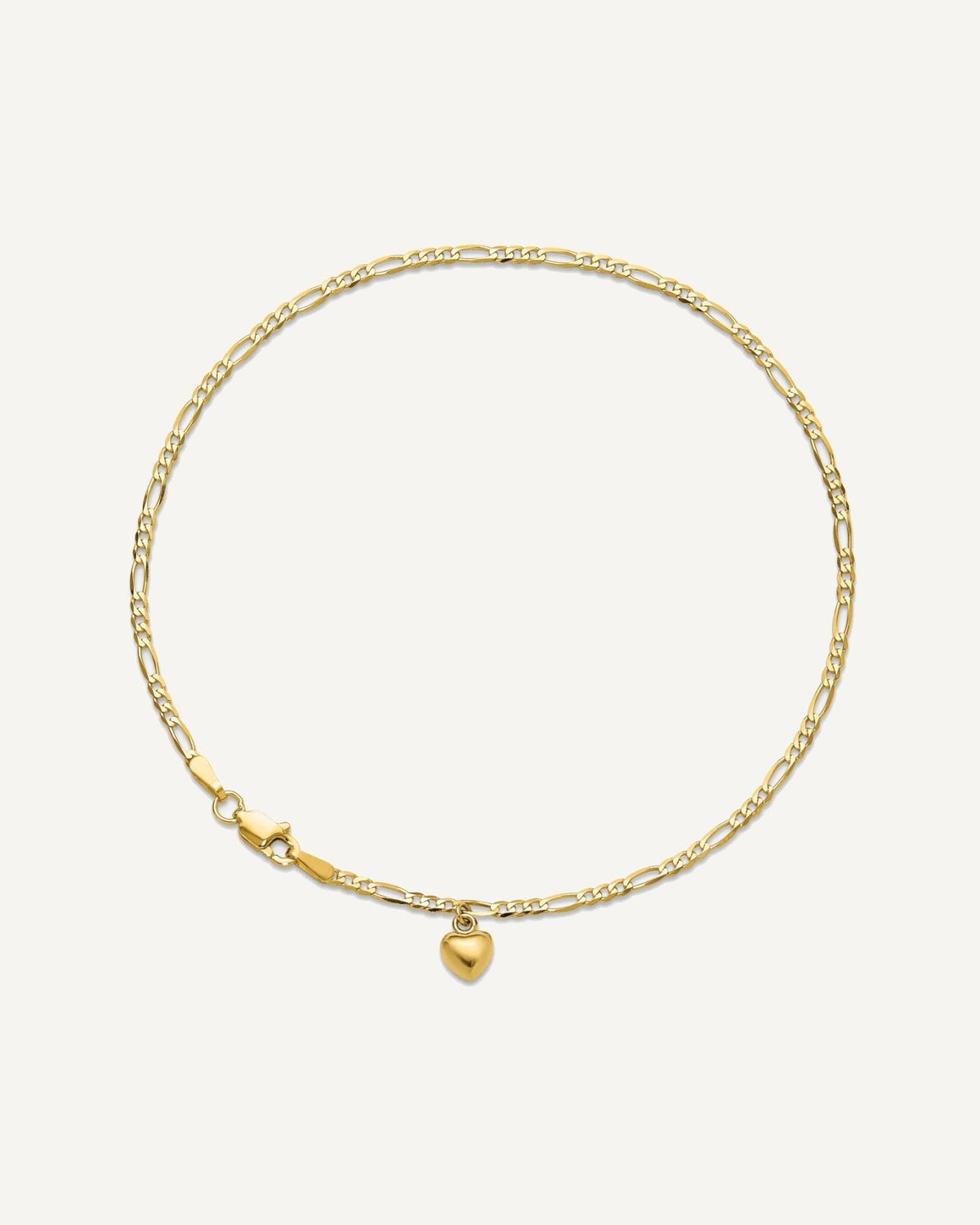 Gold Heart Anklets – View 4