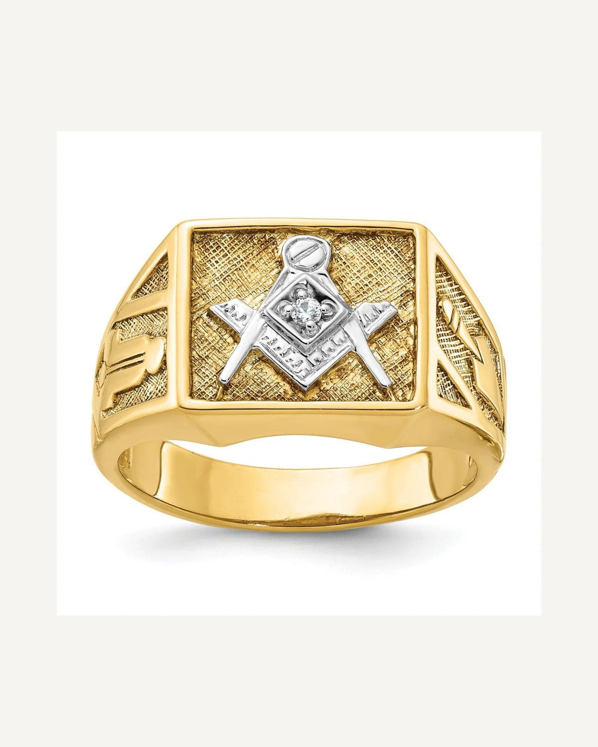Men's Masonic Rings – View 1