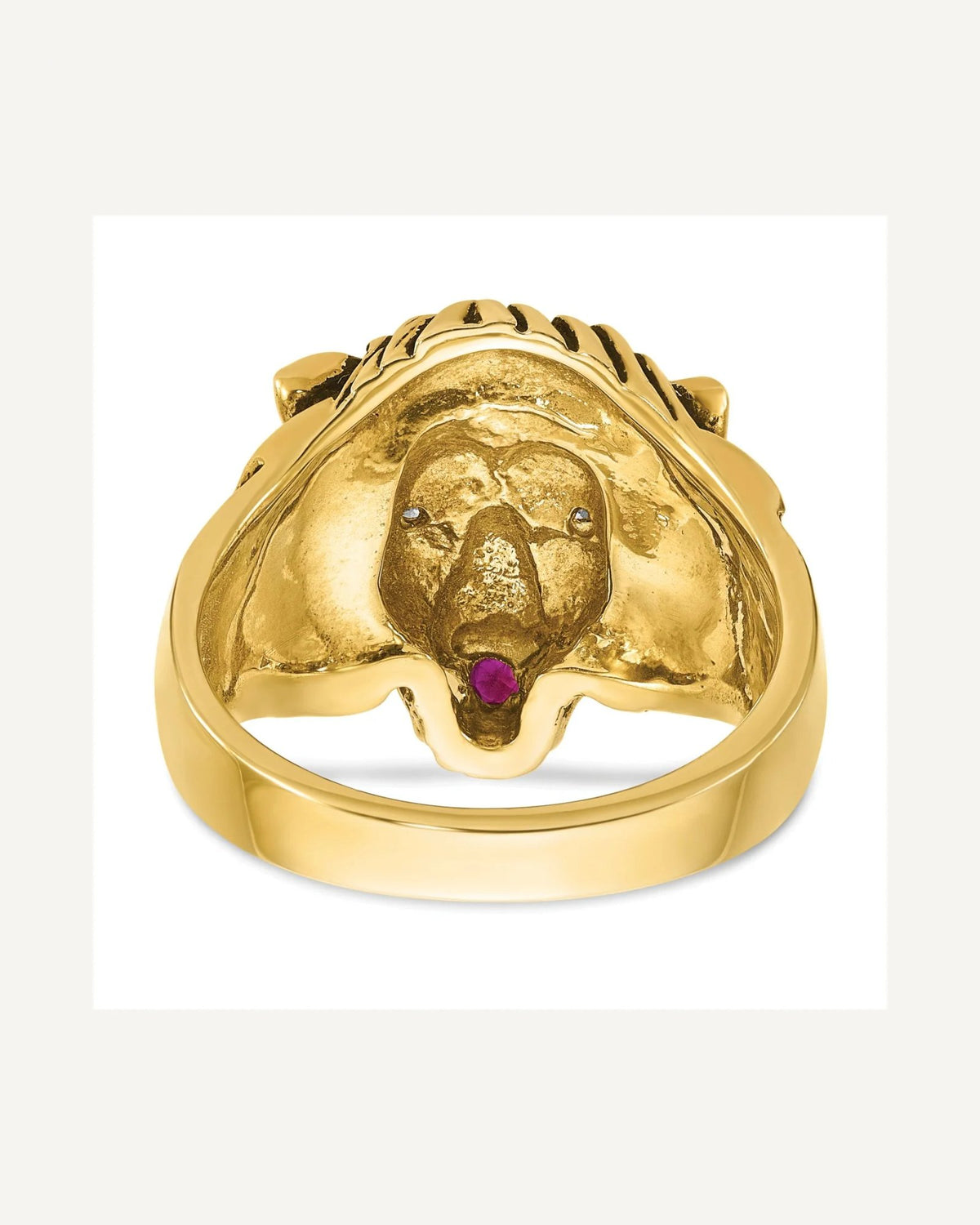 Men's Lion Rings – View 8