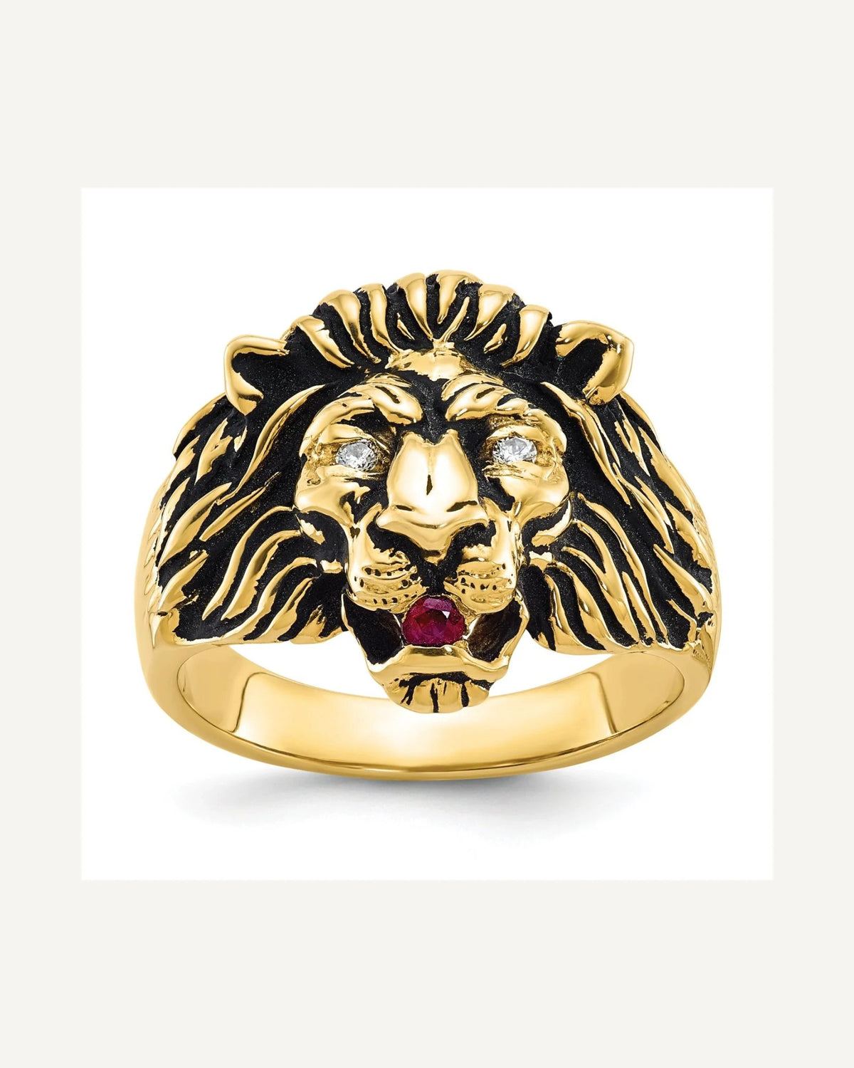 Men's Lion Rings – View 1