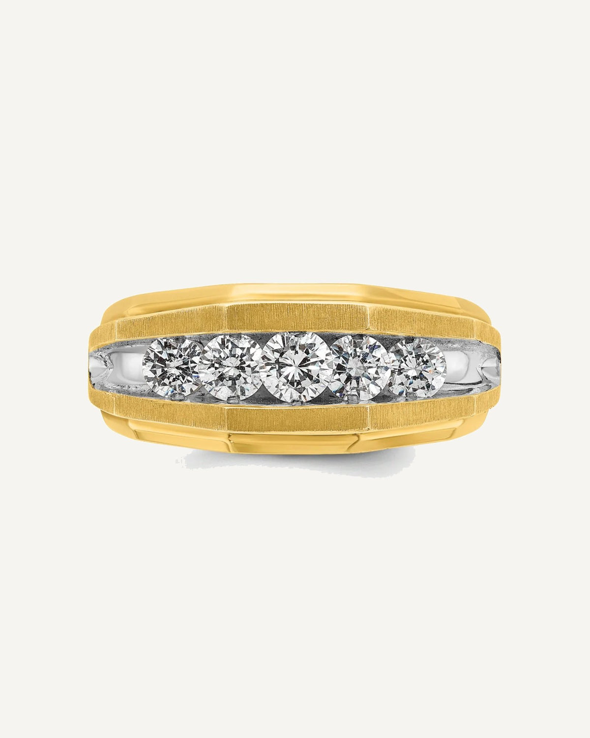 Gold Men's Diamond Rings – View 22